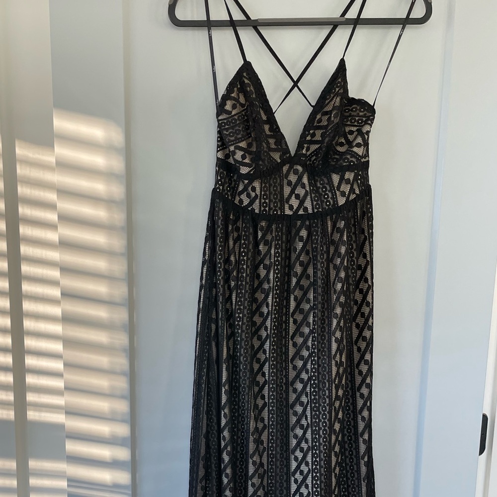 Floor Length Lace LuLus Dress